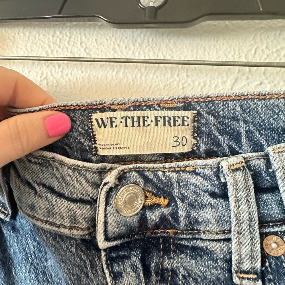 We the free free people Risk Taker Mid-Rise Straight-Leg Jeans - Picture 6 of 7